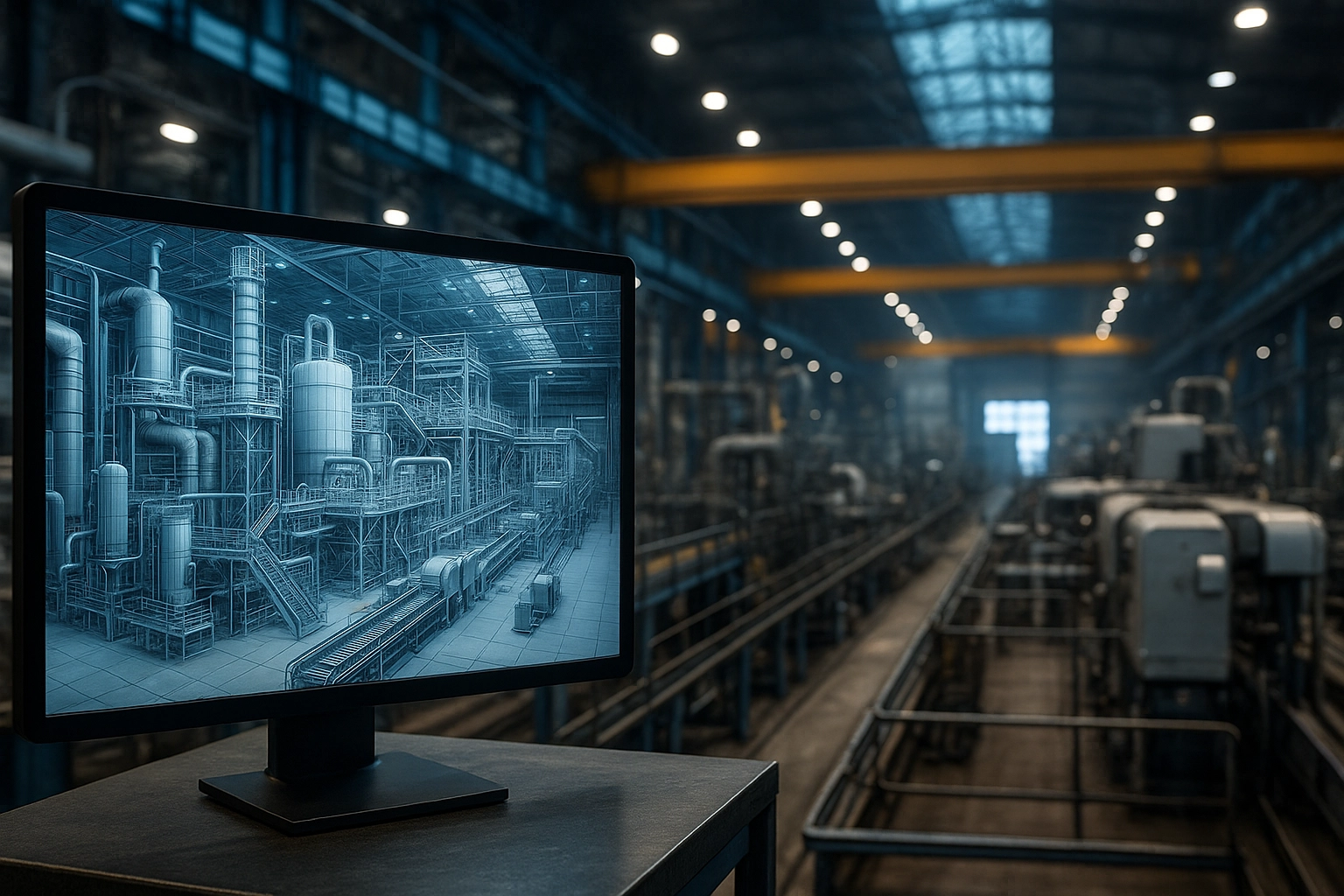 ¿Qué es un gemelo digital y cómo se usa en plantas industriales?