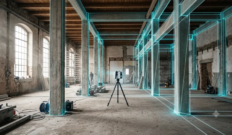 Planos as-built precisos: por qué el escaneo 3D es el nuevo estándar para remodelaciones arquitectónicas