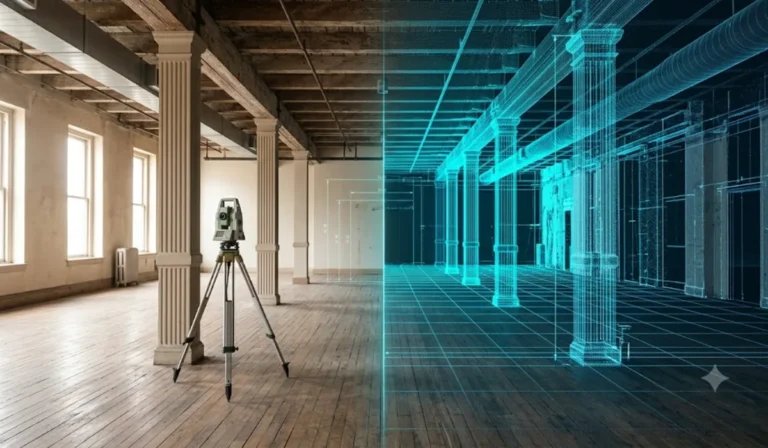 Scan to BIM vs. traditional survey: which one your project needs